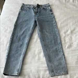 Classic Blue Denim Mom Jeans